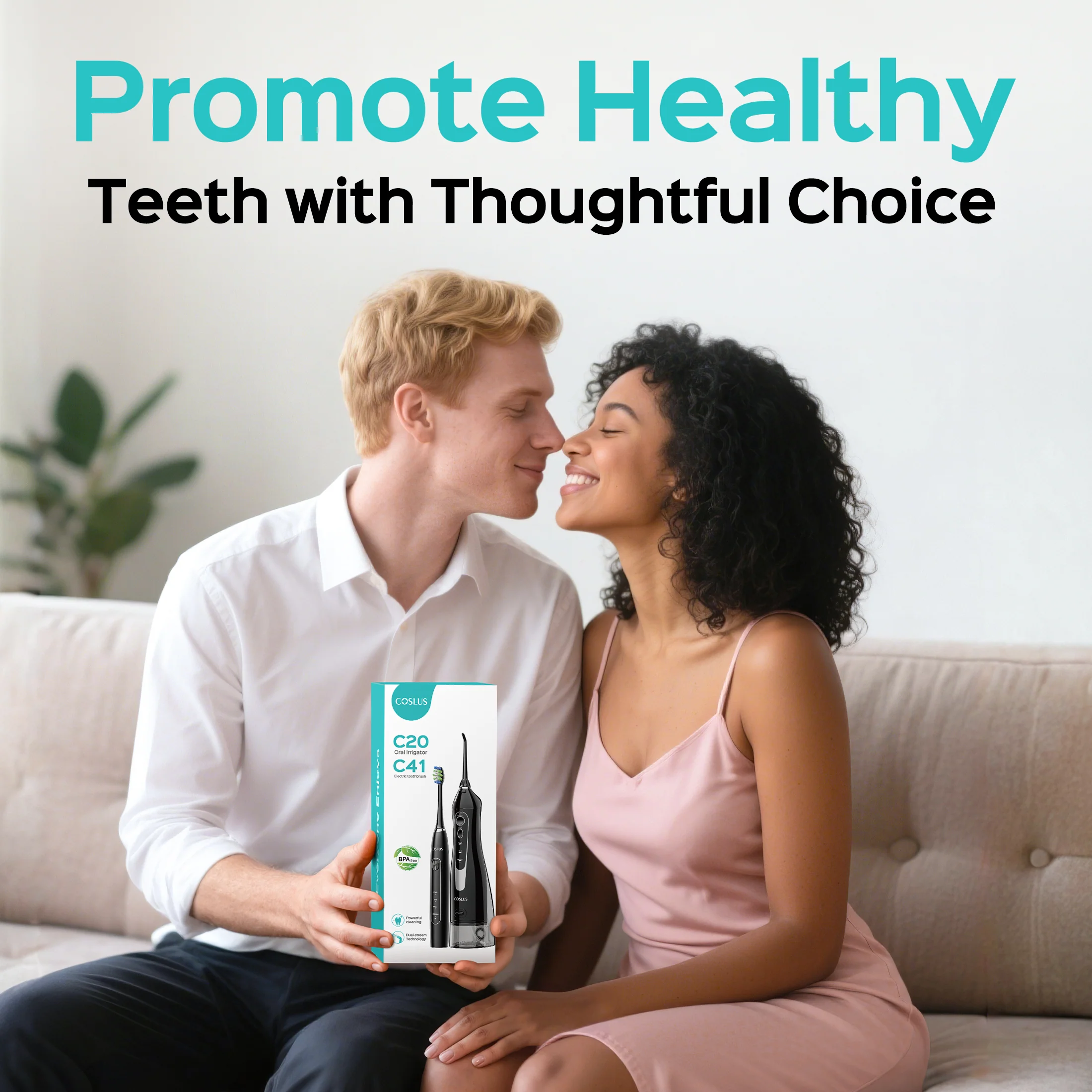 COSLUS C20&C41 Electric Toothbrush Set - Image 10