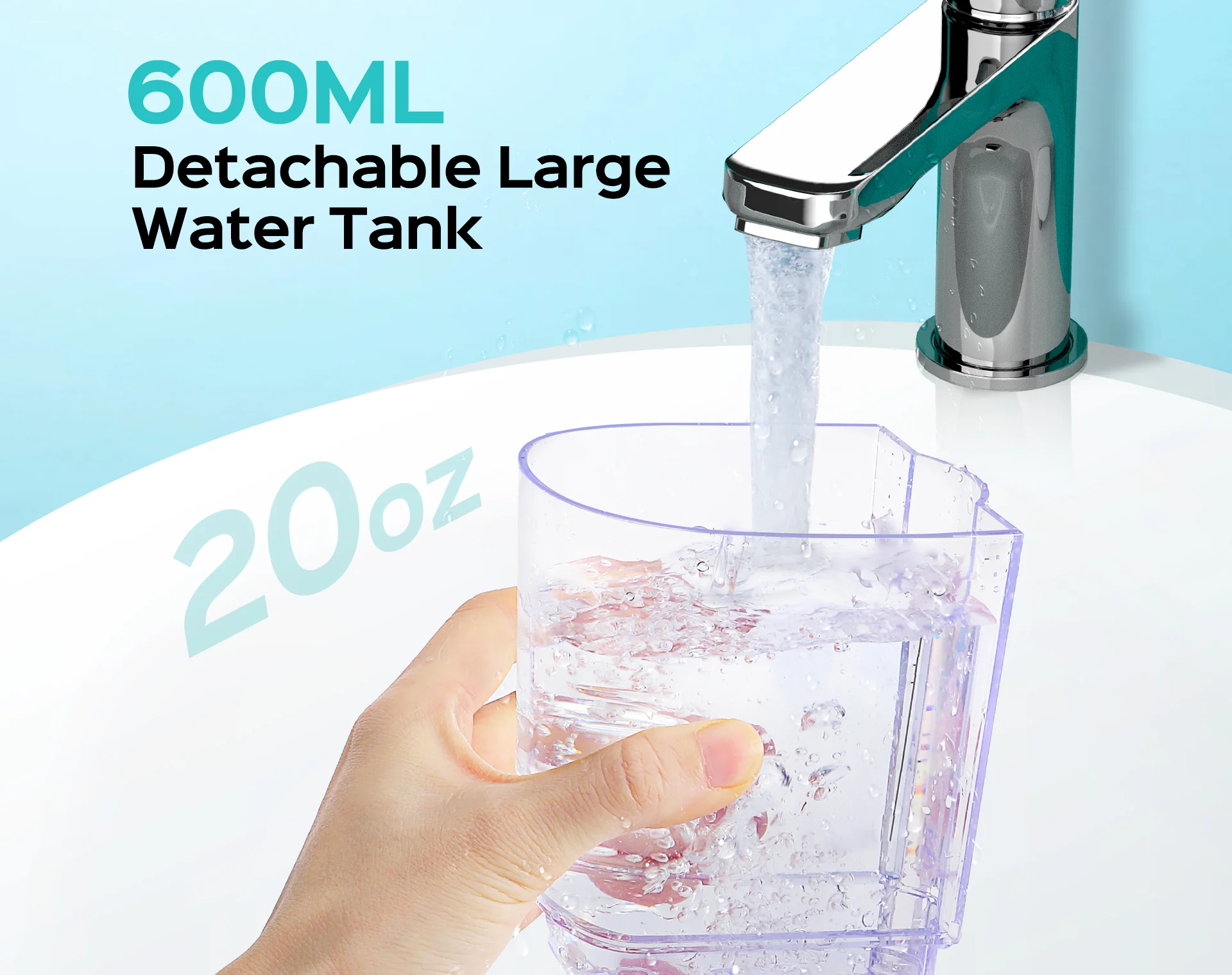 COSLUS E2 Countertop Water Flosser for Family - Image 4