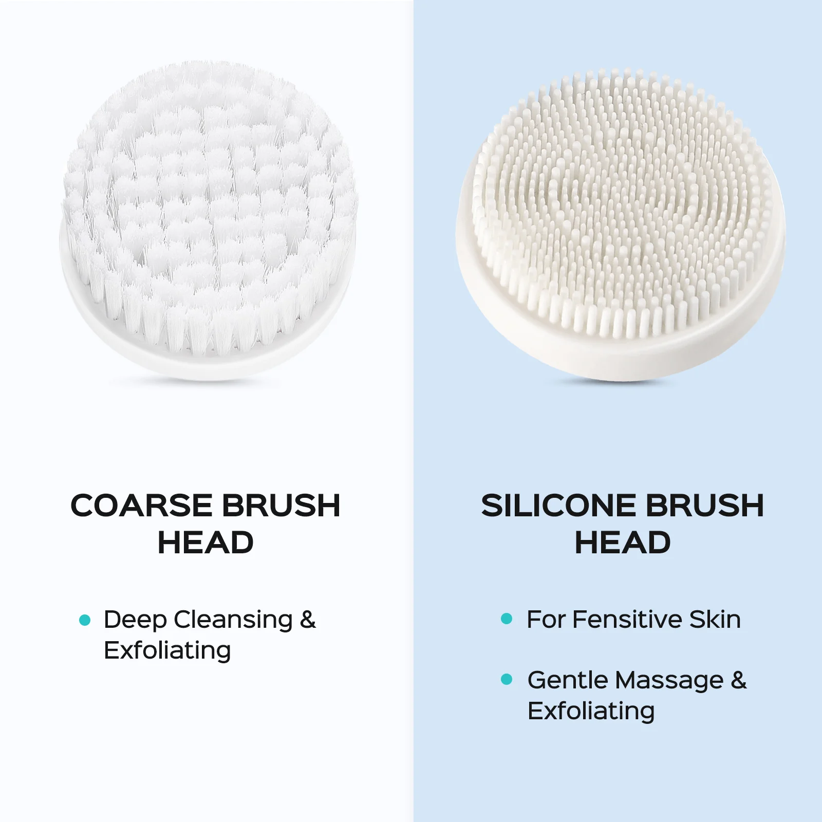 COSLUS P2017 Waterproof Facial Cleansing Spin Brush with 2 Brush Heads - Image 8